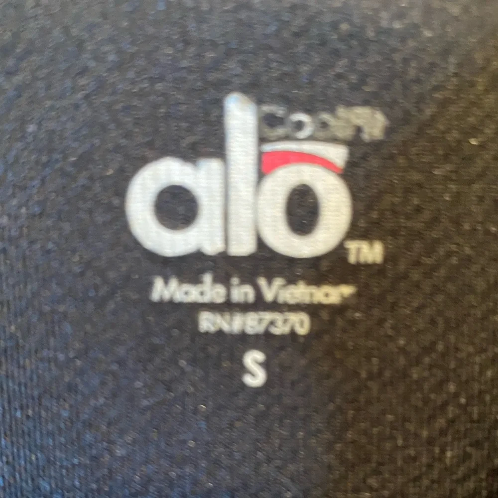 Black ALO Yoga Quarter Zip Sweatshirt